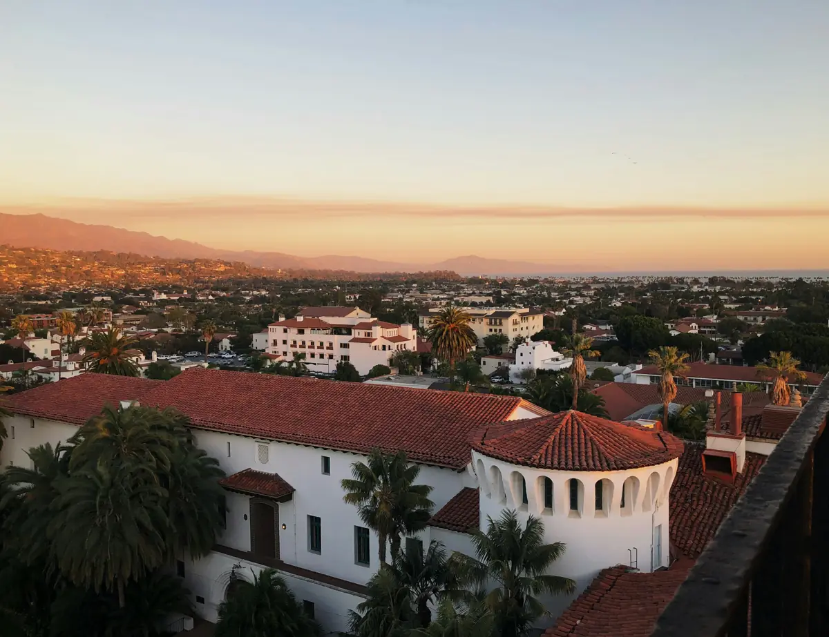 Santa Barbara escrow inspector reviewing a home's exterior